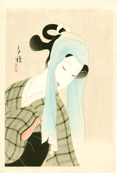 Mai (Dancing) - The heroine Ochiyo in `Shinju yoi koshin´